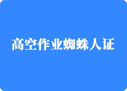 啊快插進來好舒服好大高空作业蜘蛛人证